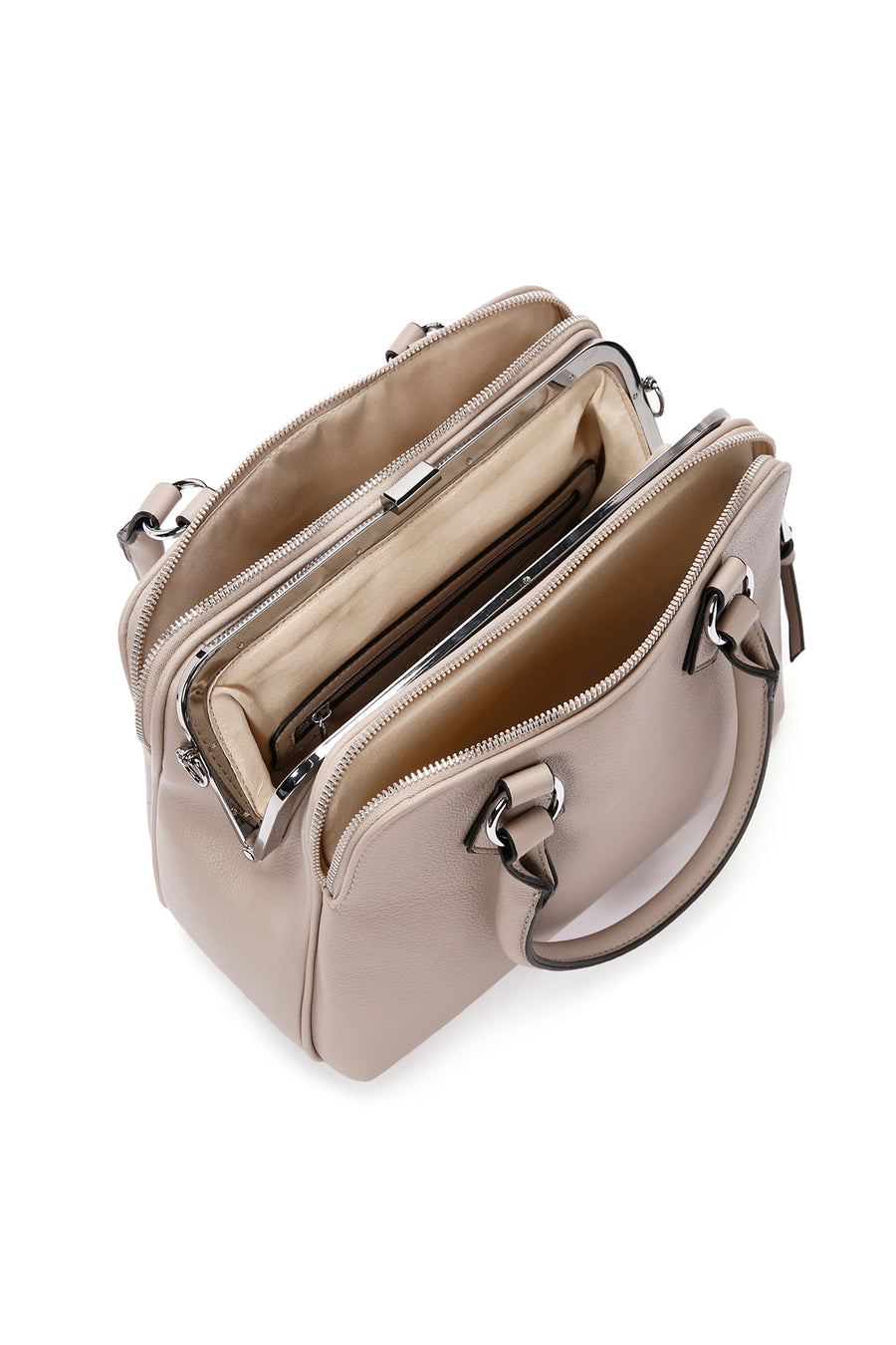 Women's Gray Long Strap Shoulder Bag