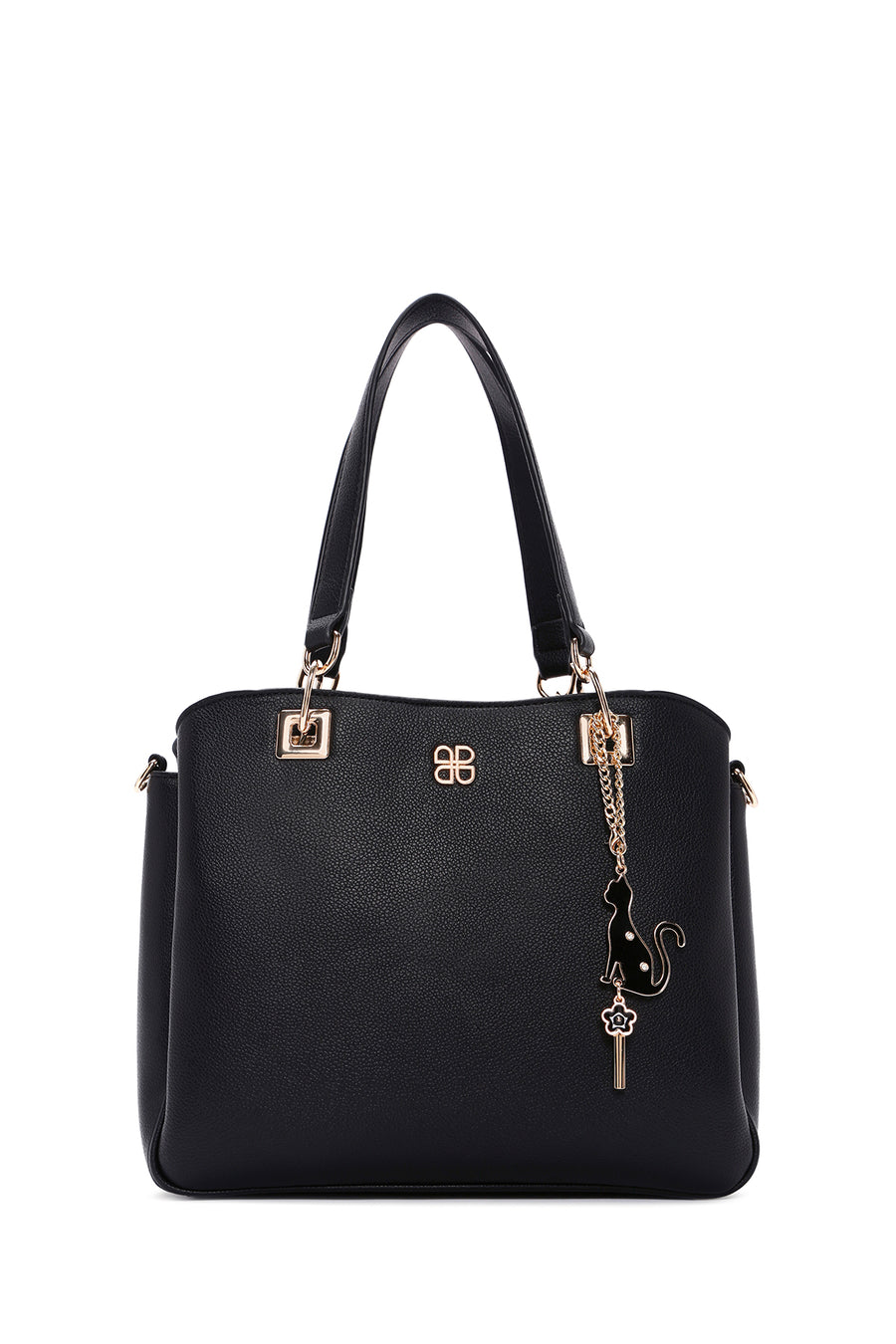 Women's Black Long Strap Shoulder Bag