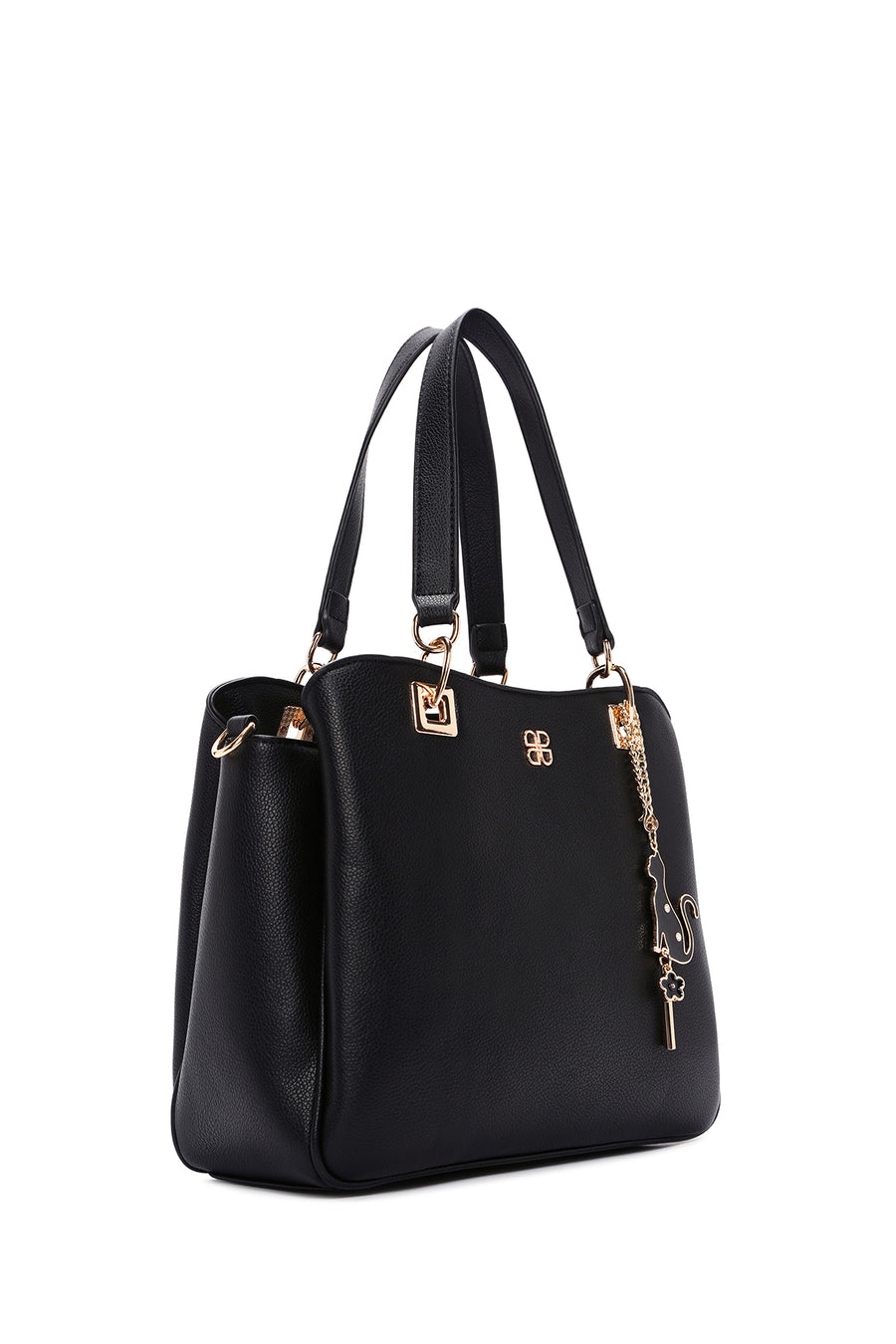 Women's Black Long Strap Shoulder Bag