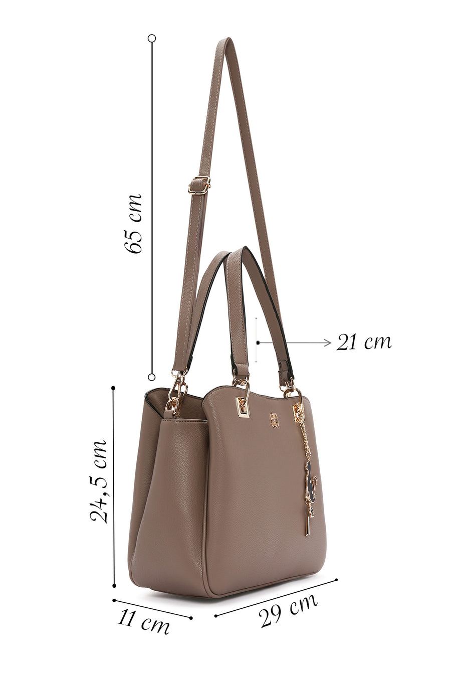 Women's Mink Long Strap Shoulder Bag