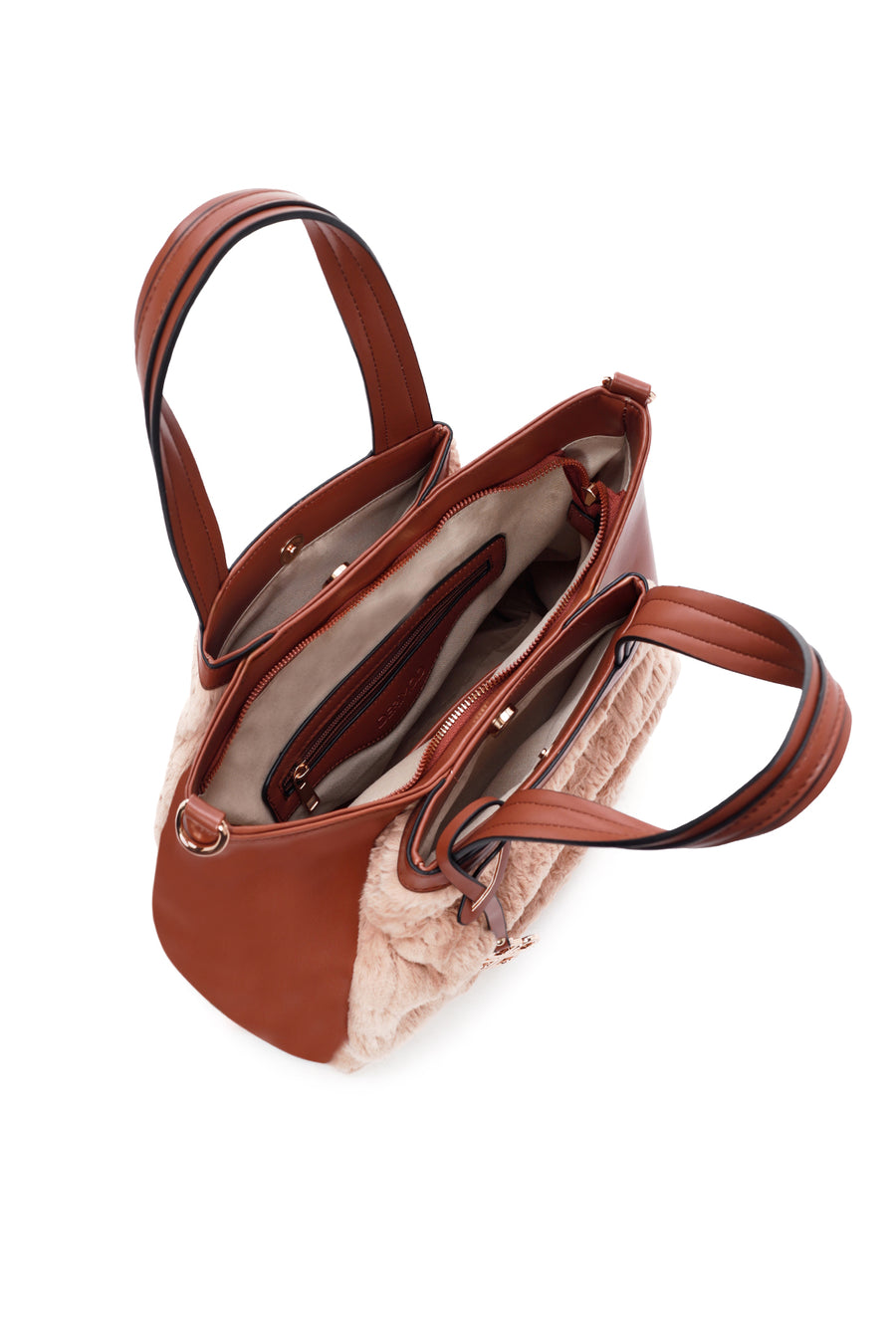 Women's Tan Long Strap Shoulder Bag