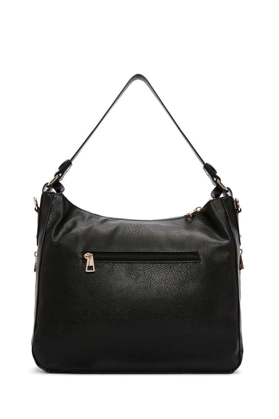 Women's Black Long Strap Shoulder Bag