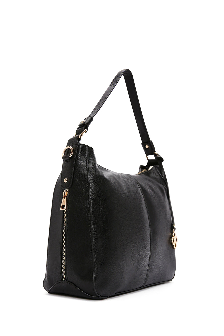 Women's Black Long Strap Shoulder Bag