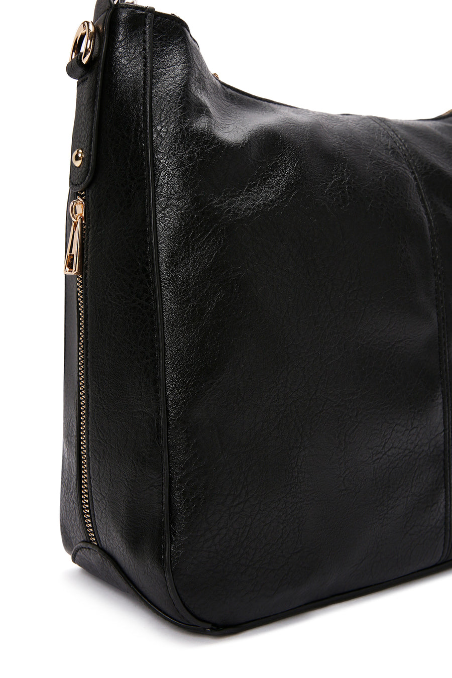 Women's Black Long Strap Shoulder Bag