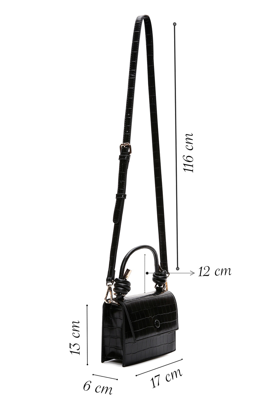 Women's Black Shoulder Bag