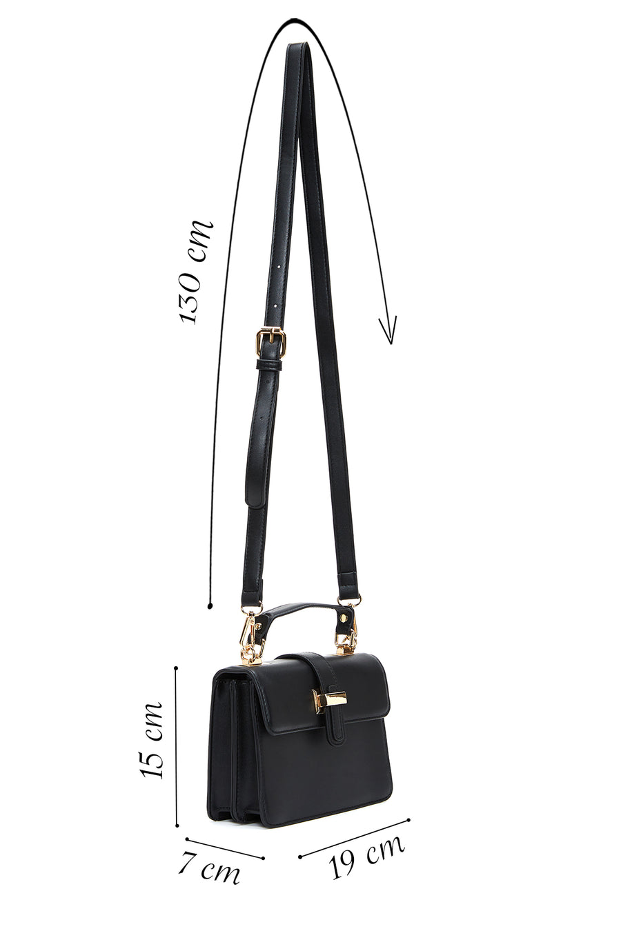 Women's Black Shoulder Bag