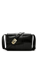 Women's Black Long Strap Quilted Crossbody Bag | Derimod