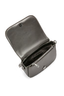 Kadın Gri Uzun Askılı Kapitone Çapraz Çanta | Derimod