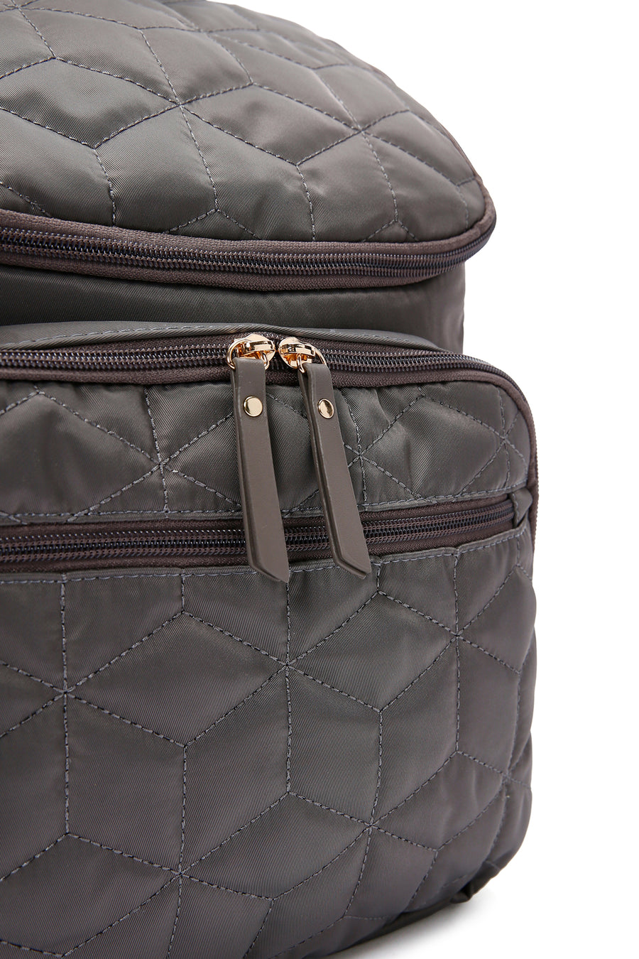 Women's Gray Baby Care Bag