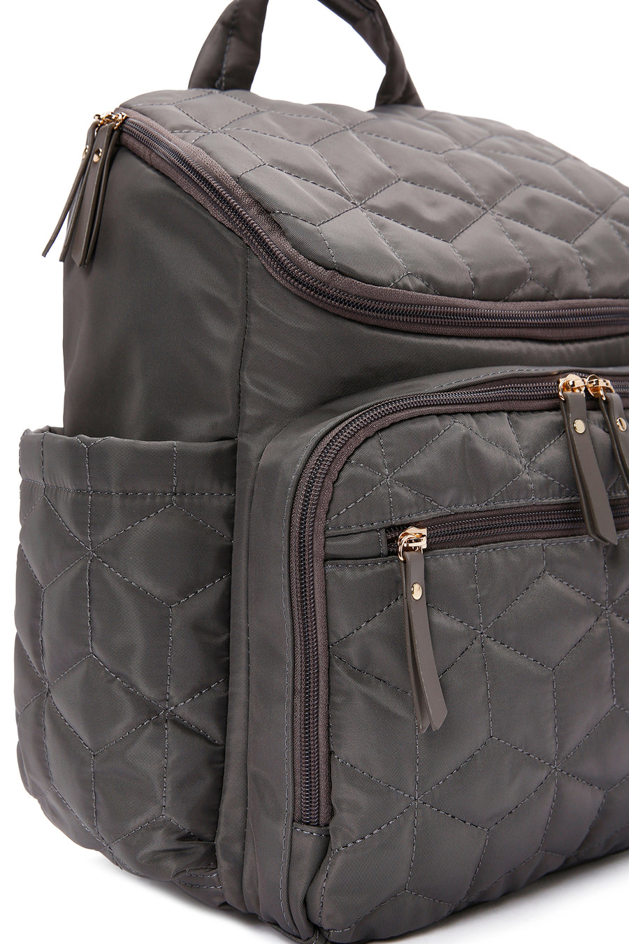 Women's Gray Baby Care Bag