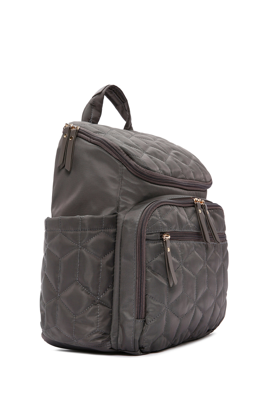 Women's Gray Baby Care Bag