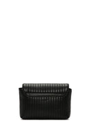 Women's Black Long Strap Quilted Crossbody Bag | Derimod