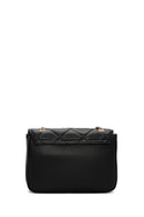 Women's Black Long Strap Quilted Crossbody Bag | Derimod