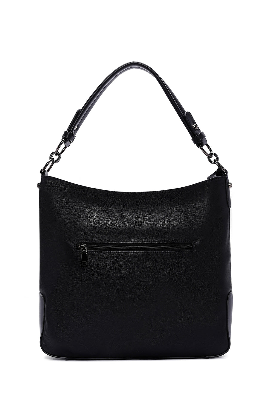 Women's Black Long Strap Shoulder Bag