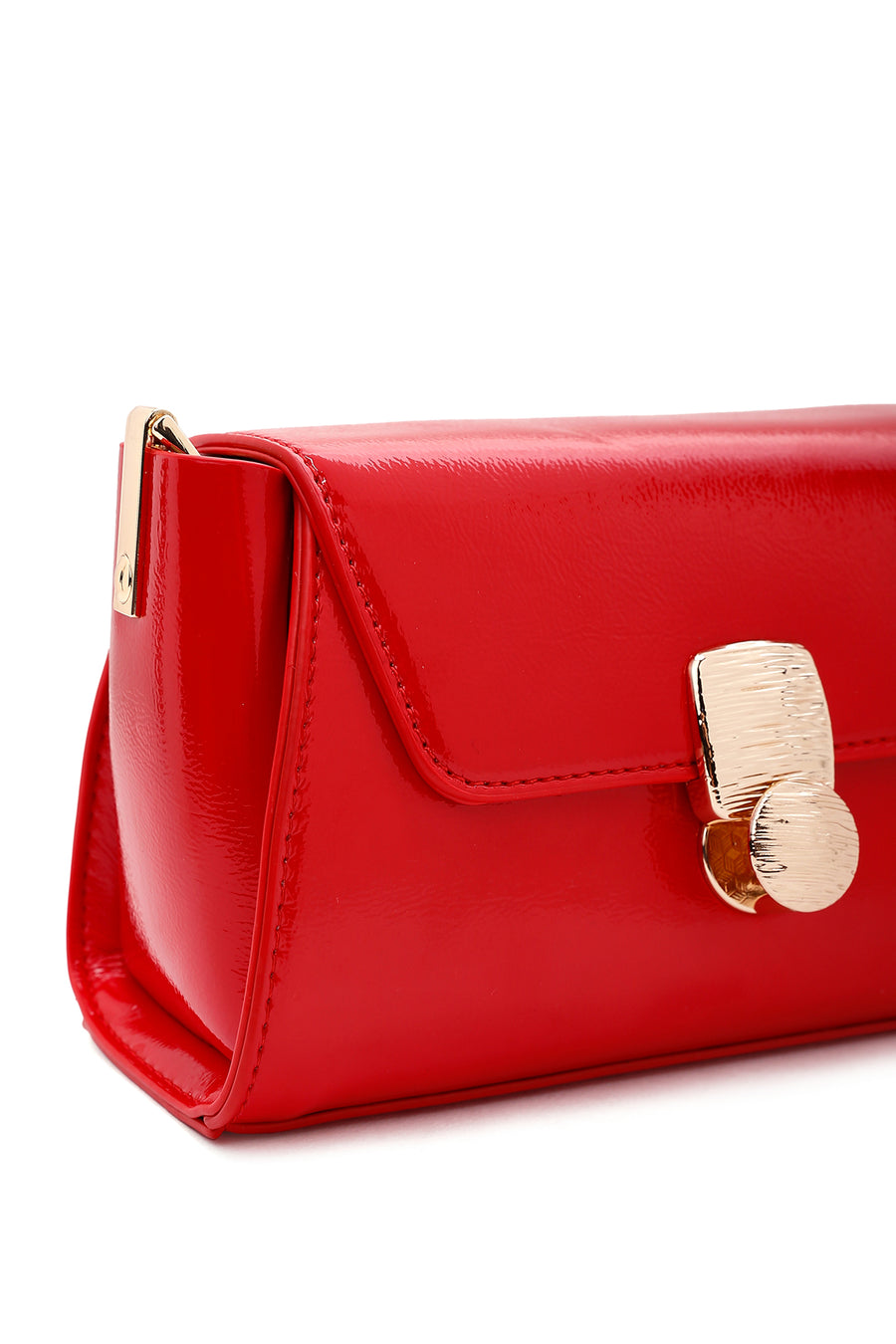 Women's Red Patent Leather Handbag