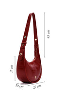 Kadın Kırmızı Kroko Kol Çantası | Derimod