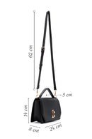 Women's Black Long Strap Crossbody Bag | Derimod