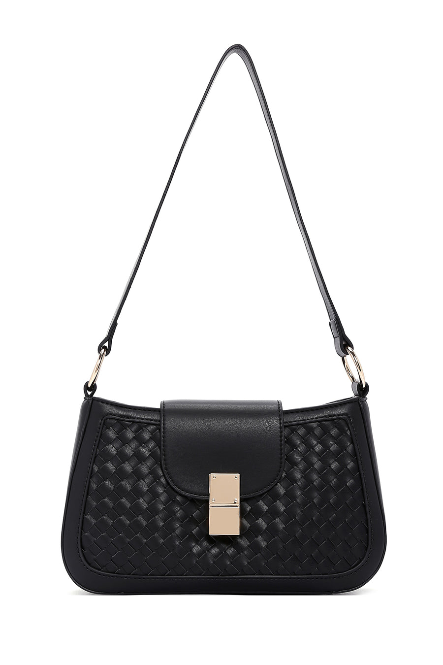 Women's Black Shoulder Bag