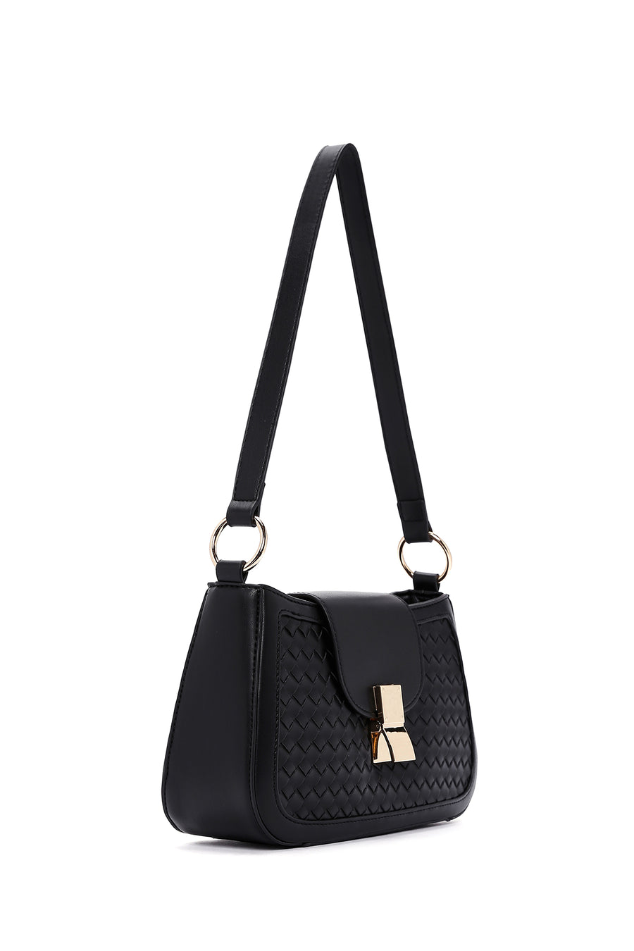 Women's Black Shoulder Bag