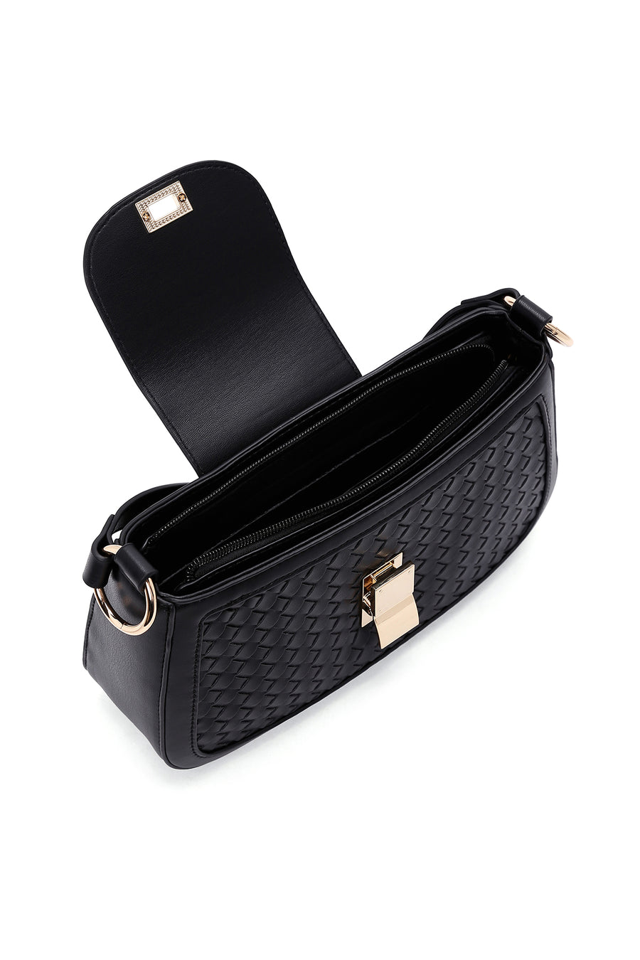 Women's Black Shoulder Bag