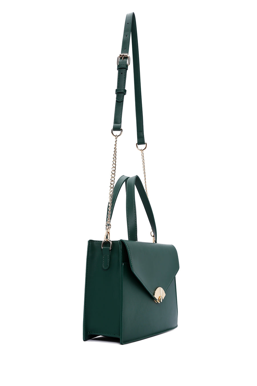 Women's Green Long Strap Shoulder Bag