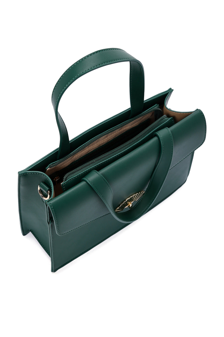 Women's Green Long Strap Shoulder Bag