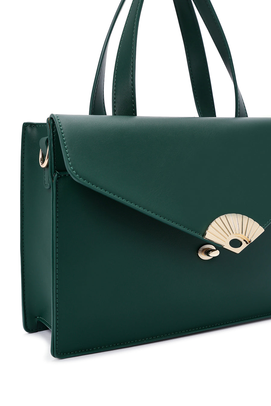 Women's Green Long Strap Shoulder Bag