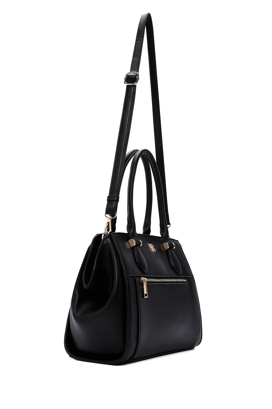 Women's Black Long Strap Shoulder Bag