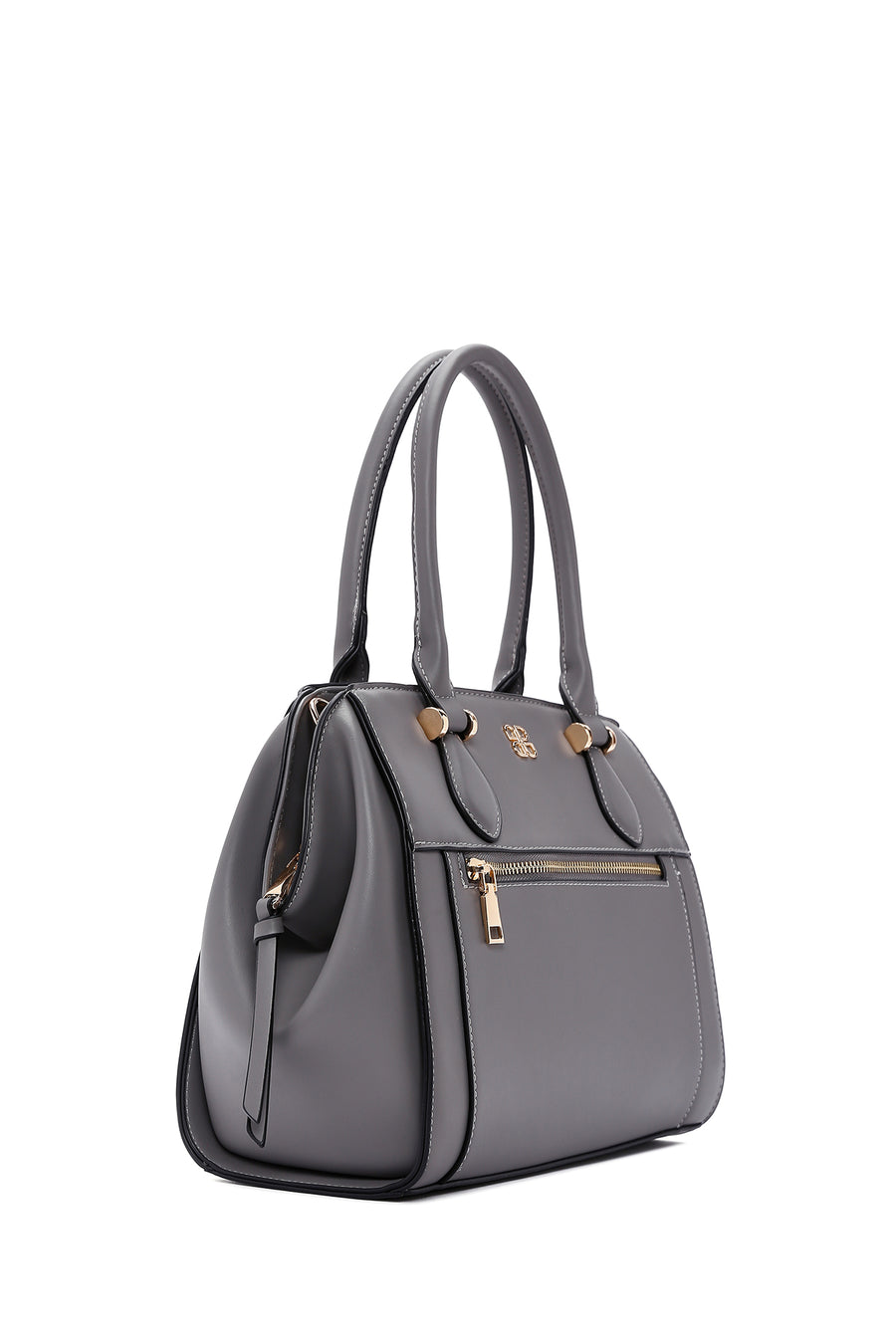 Women's Gray Long Strap Shoulder Bag