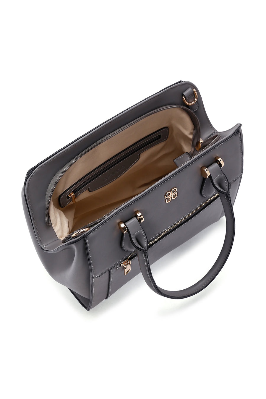Women's Gray Long Strap Shoulder Bag