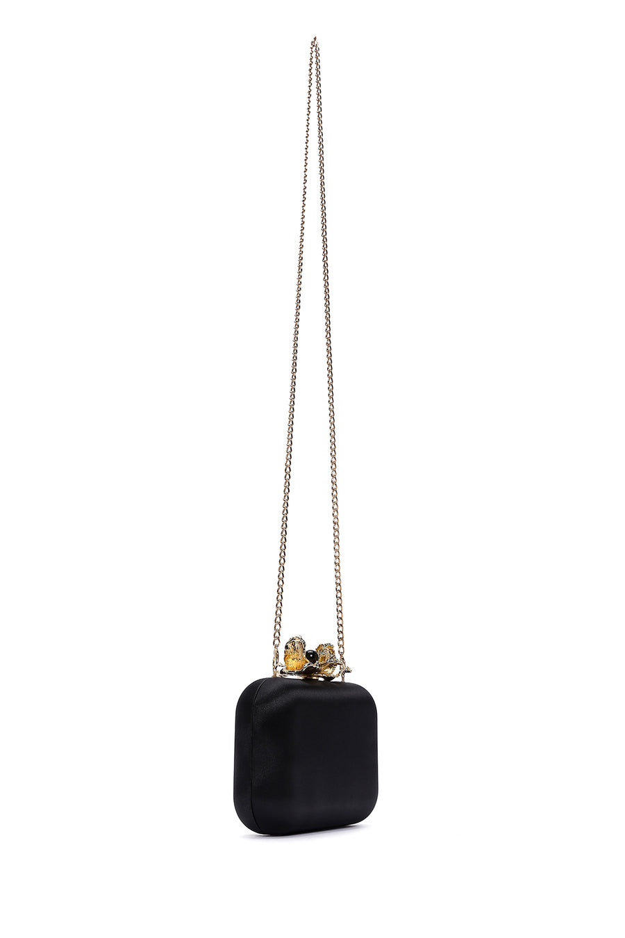 Women's Black Long Strap Handbag