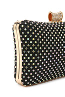 Women's Black Long Chain Strap Stone Handbag | Derimod