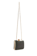 Women's Black Long Chain Strap Stone Handbag | Derimod