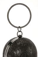 Women's Black Long Strap Chain Detailed Stone Handbag | Derimod