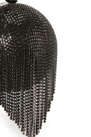 Women's Black Long Strap Chain Detailed Stone Handbag | Derimod