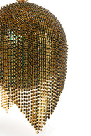 Women's Green Long Strap Chain Detailed Stone Handbag | Derimod