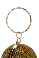 Women's Green Long Strap Chain Detailed Stone Handbag | Derimod