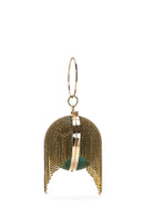 Women's Green Long Strap Chain Detailed Stone Handbag | Derimod