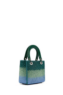 Women's Green Long Chain Strap Stone Handbag | Derimod