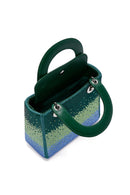 Women's Green Long Chain Strap Stone Handbag | Derimod