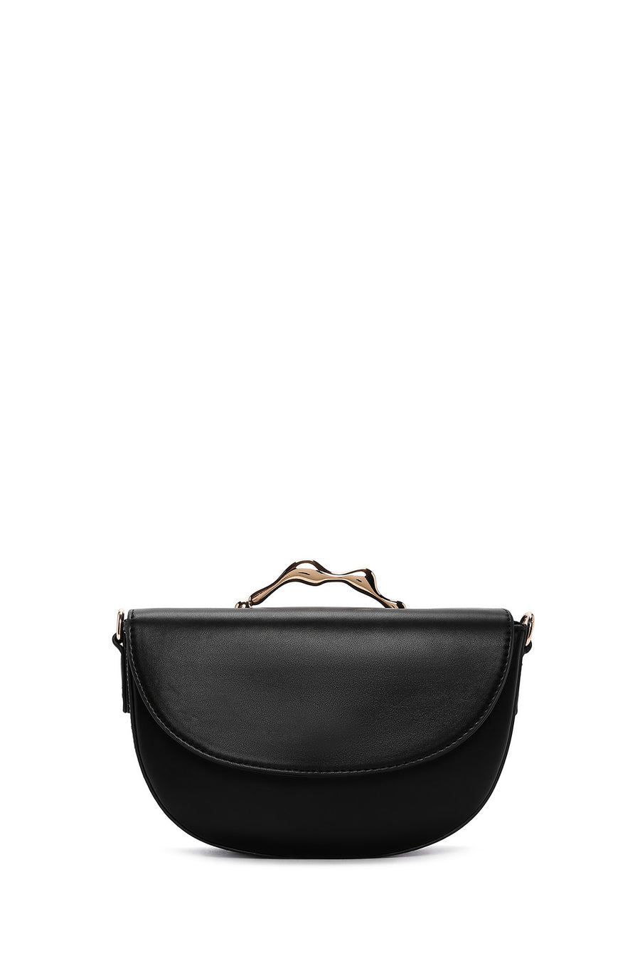 Women's Black Long Strap Handbag