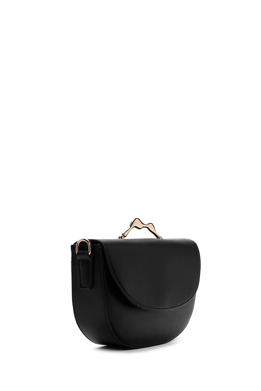 Women's Black Long Strap Handbag