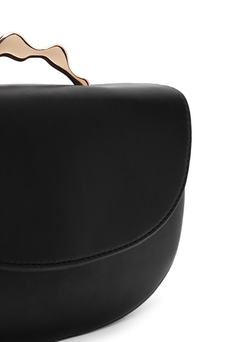 Women's Black Long Strap Handbag