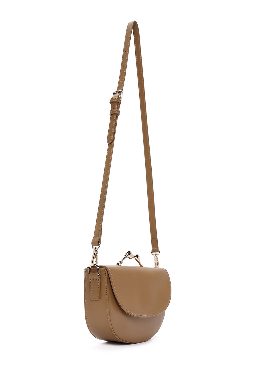 Women's Brown Long Strap Handbag