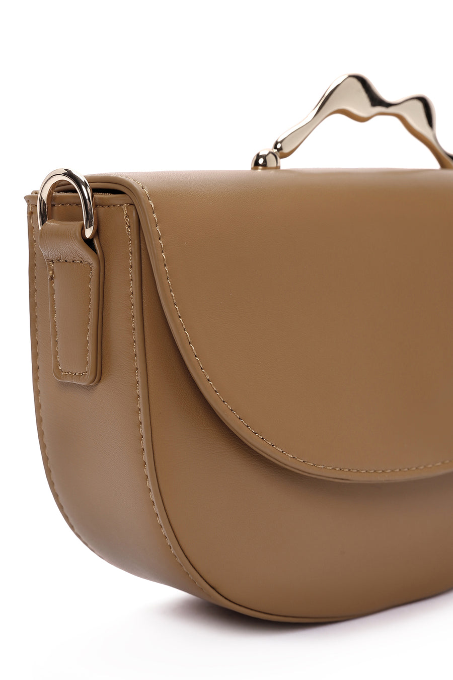 Women's Brown Long Strap Handbag