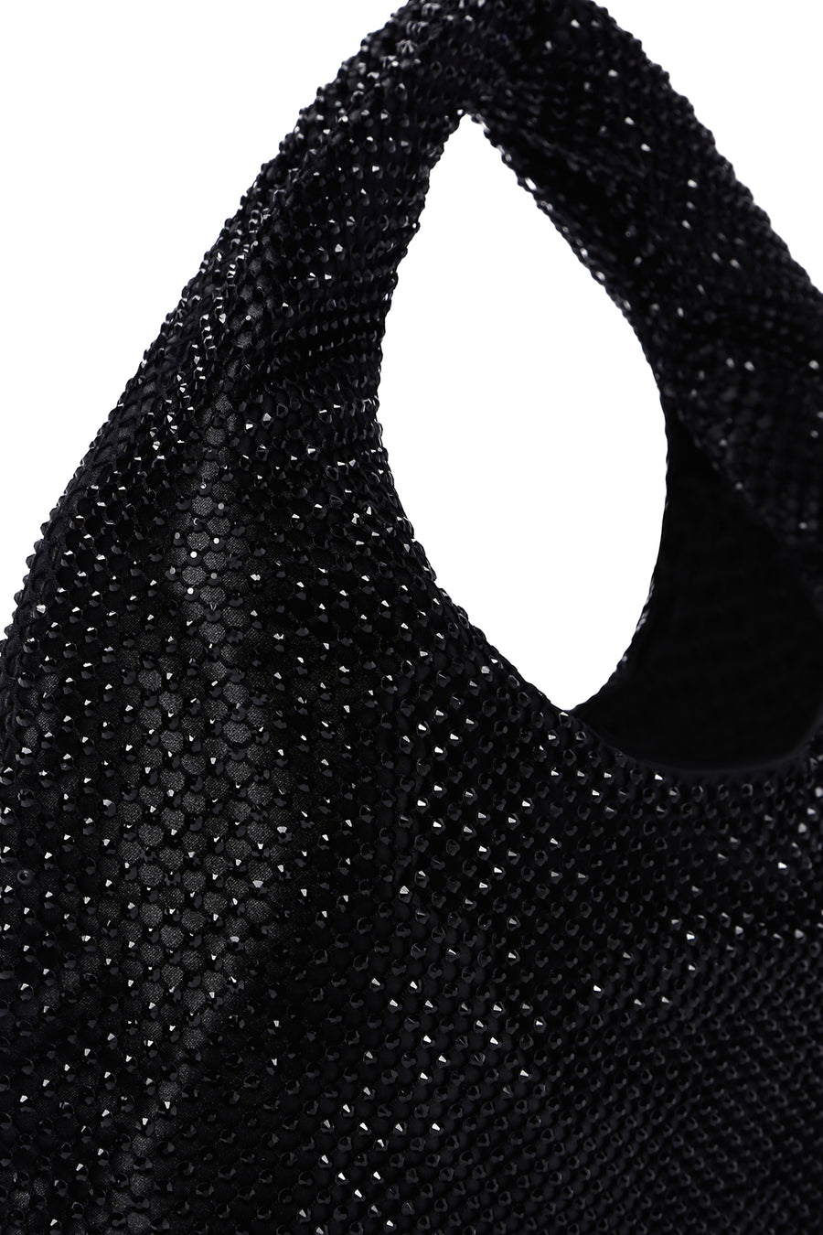 Women's Black Stone Handbag