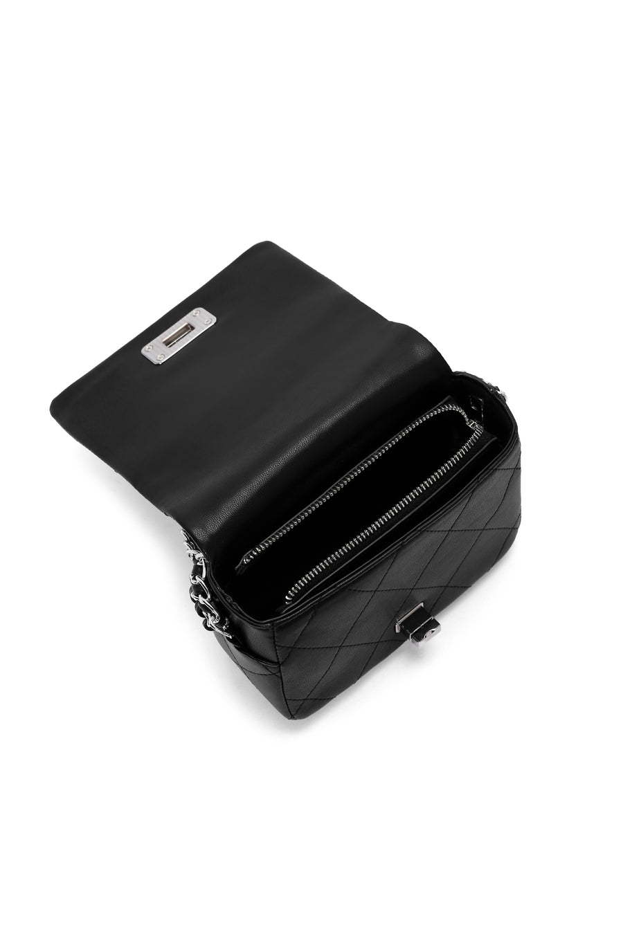 Women's Black Long Strap Handbag