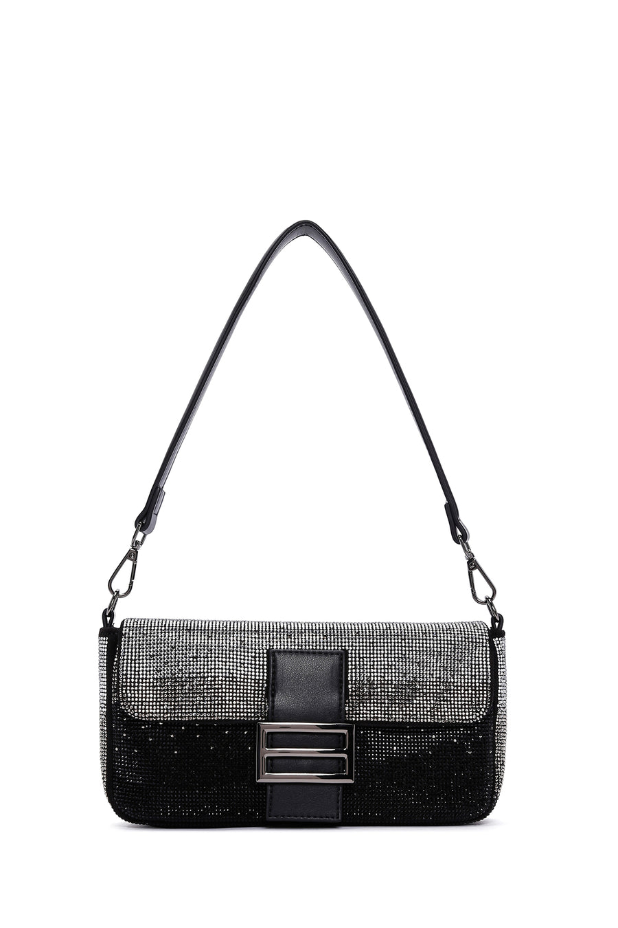 Women's Black Stone Handbag
