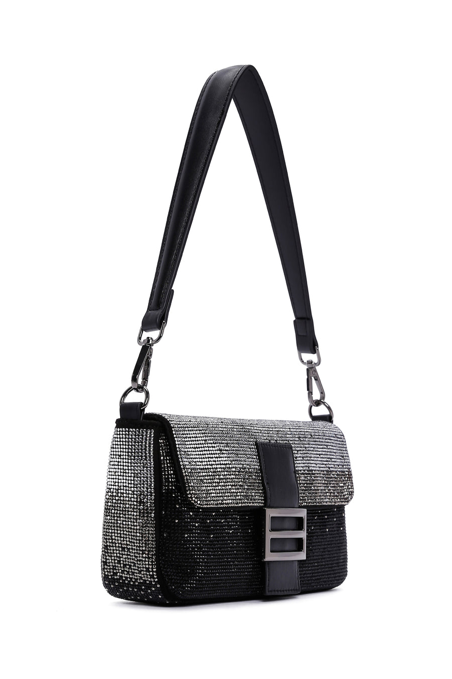 Women's Black Stone Handbag