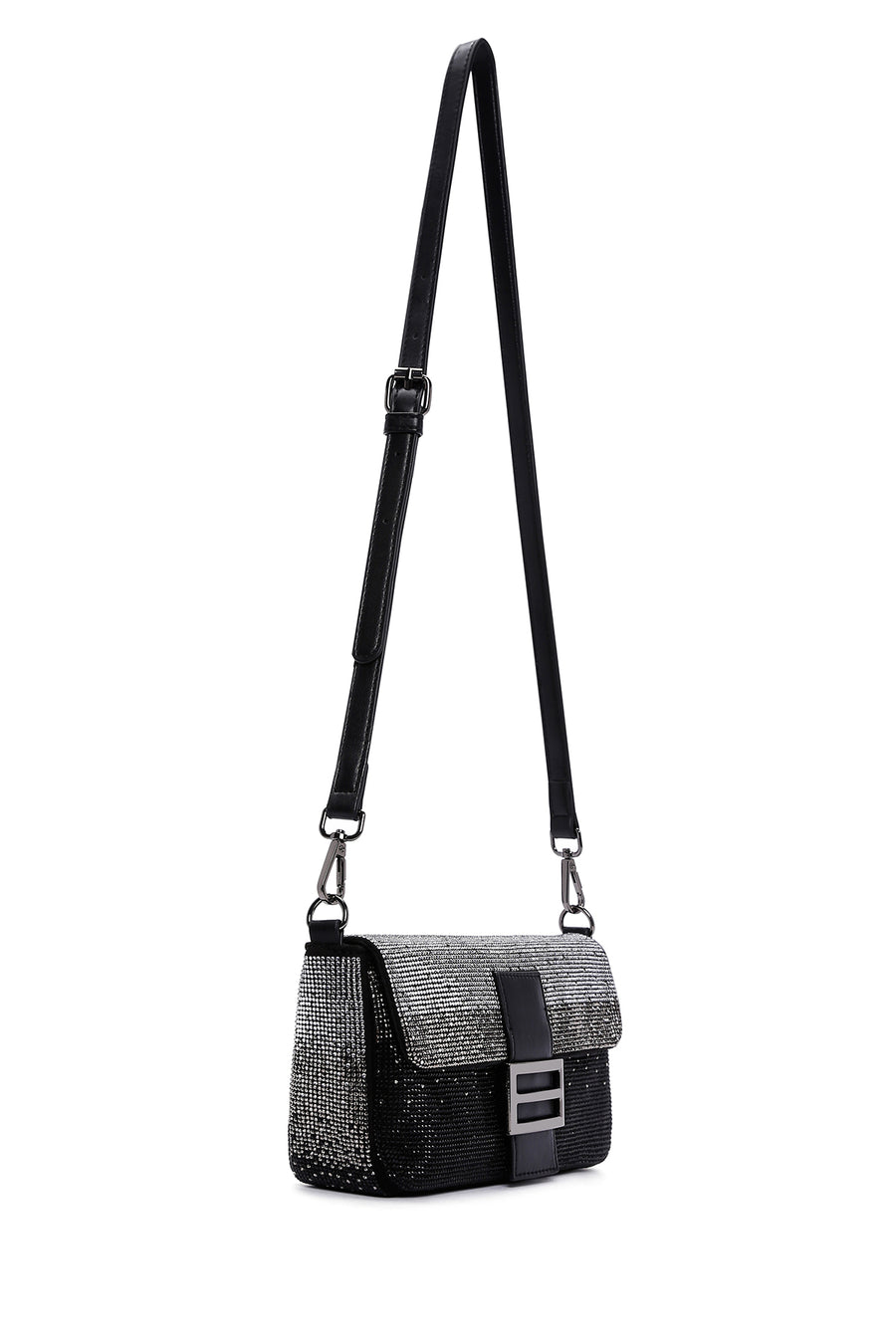 Women's Black Stone Handbag